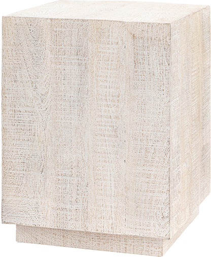 Gallery Direct Iowa Side Table Whitewash