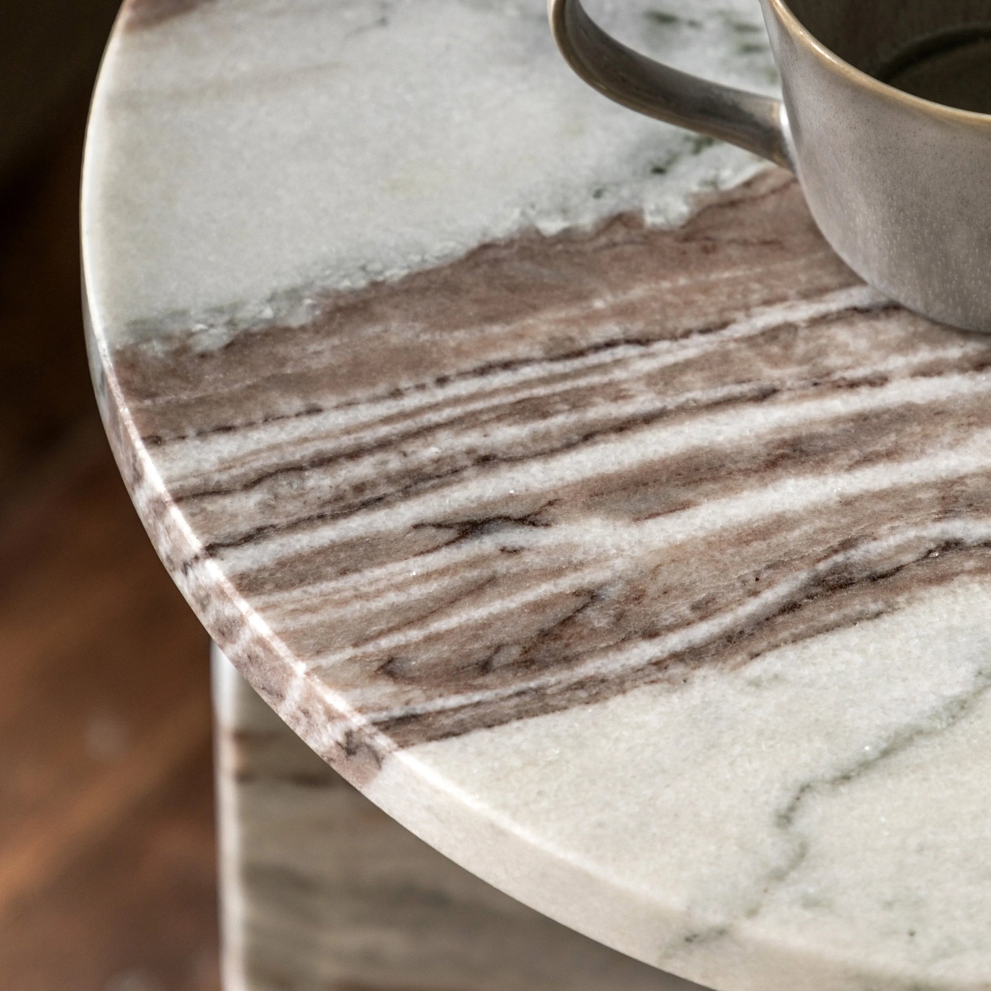 Gallery Direct Amalfi Side Table in Natural