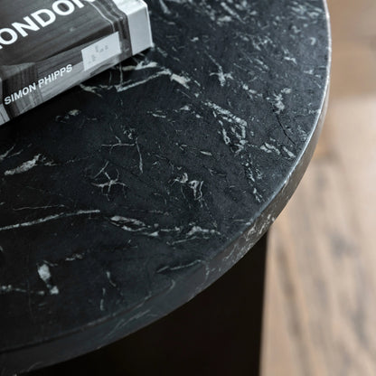 Gallery Direct Amalfi Side Table in Black
