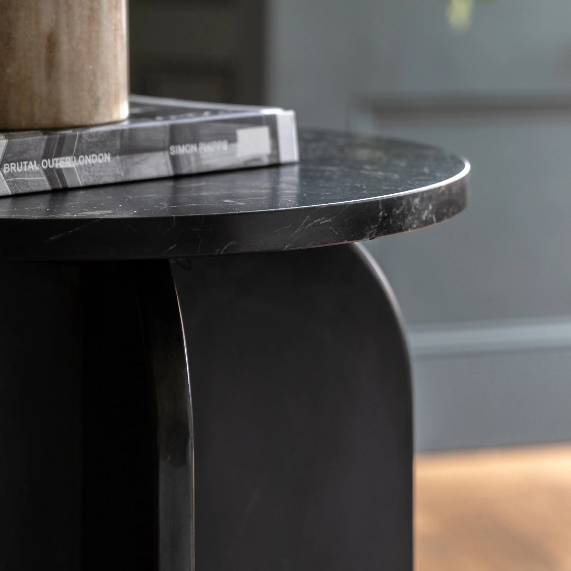 Gallery Direct Amalfi Side Table in Black