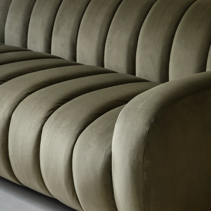 Gallery Direct Coste 3 Seater Sofa in Moss