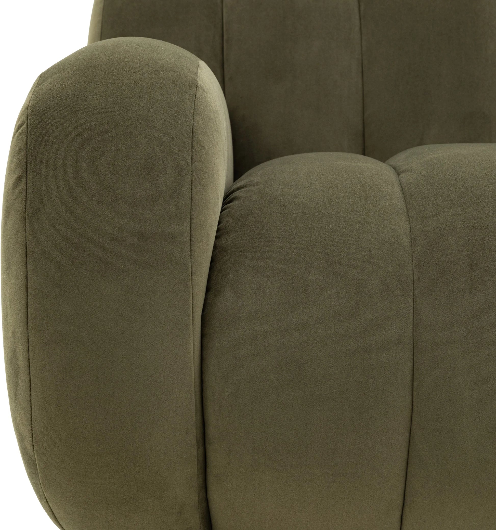 Gallery Direct Coste 3 Seater Sofa in Moss