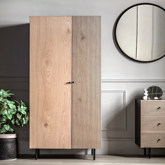 Gallery Direct Hyland 2 Door Wardrobe
