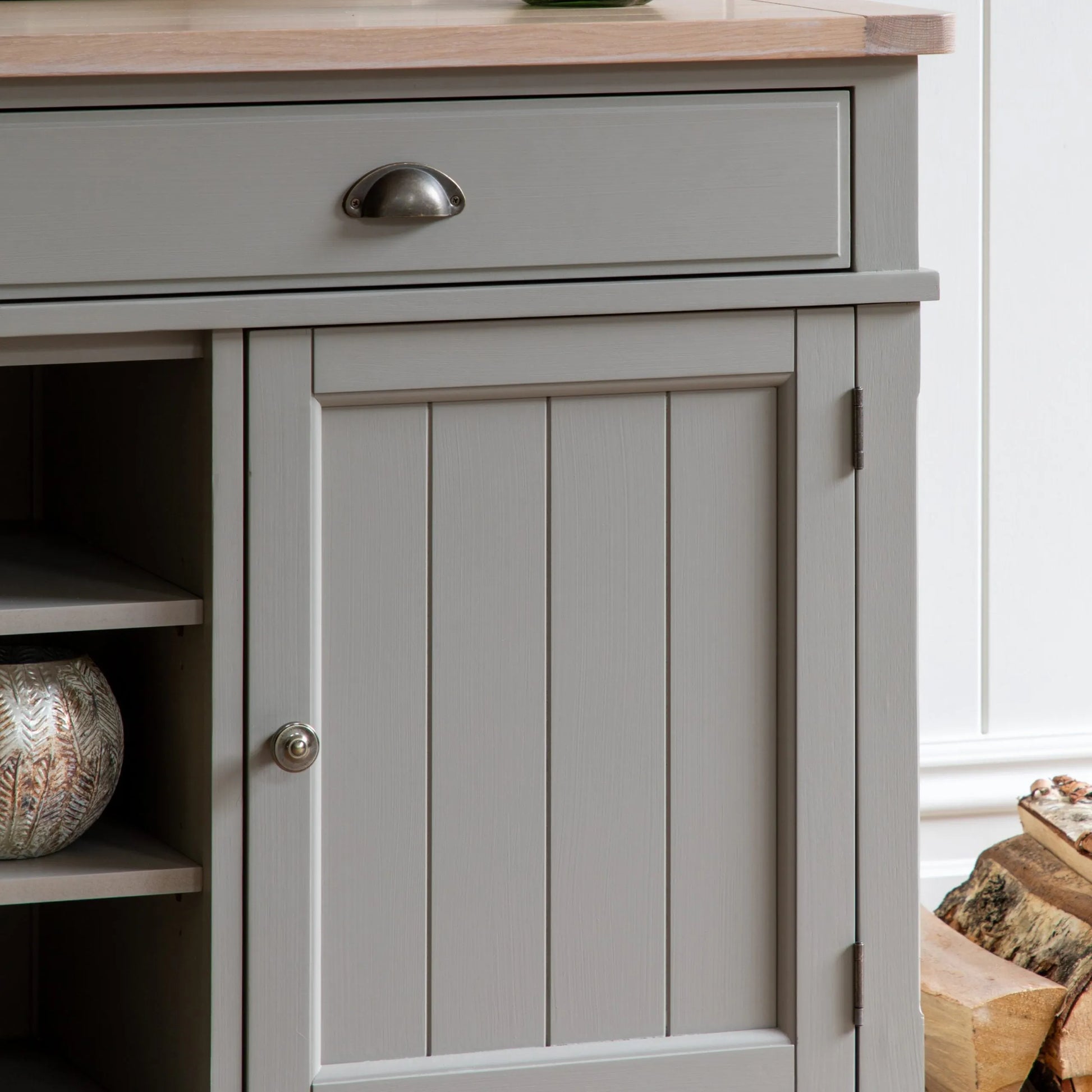 Gallery Direct Eton 2 Door 2 Drawer Sideboard in Prairie