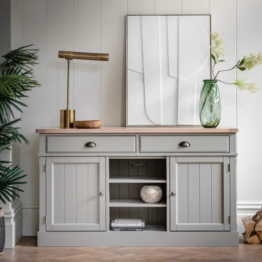 Gallery Direct Eton 2 Door 2 Drawer Sideboard in Prairie