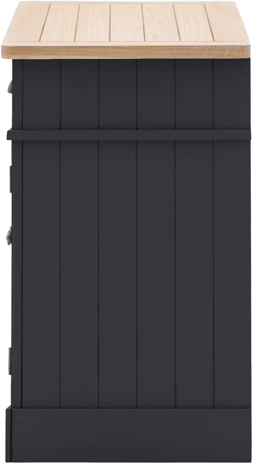 Gallery Direct Eton 2 Door Sideboard in Meteor