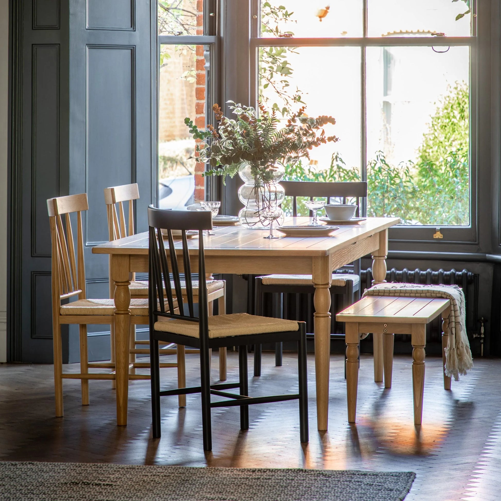 Gallery Direct Eton Extending Dining Table in Natural