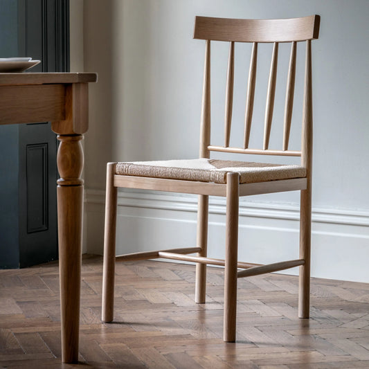 Gallery Direct Eton Pair of Dining Chairs in Natural