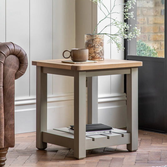 Gallery Direct Eton Side Table in Prairie