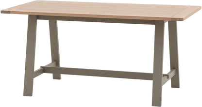 Gallery Direct Eton Trestle Table in Prairie