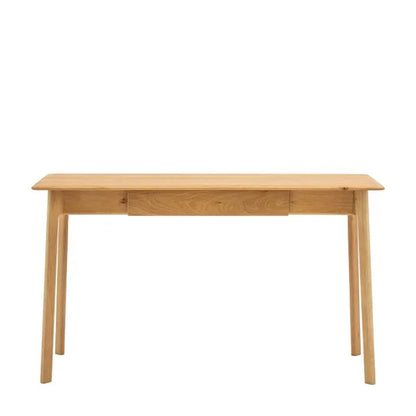 Gallery Direct Madrid 1 Drawer Desk in Oak