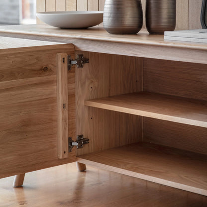 Gallery Direct Madrid 2 Door 3 Drawer Sideboard in Oak